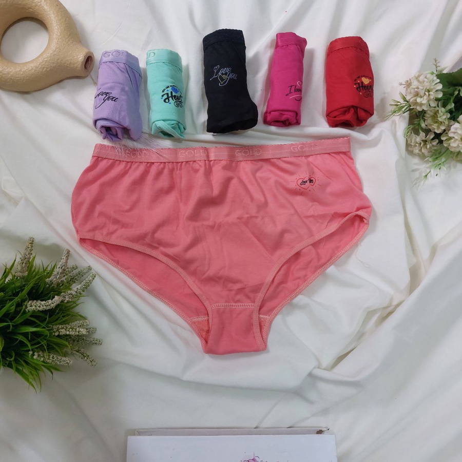 بانتي (قطن 95%) Gold woman (6 قطع) - الصورة 3