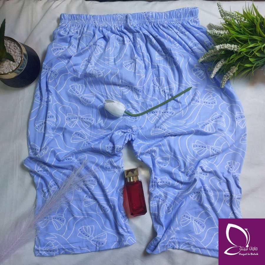 برمودا مشجر (الخامة فايبر) قطعتين - الصورة 3