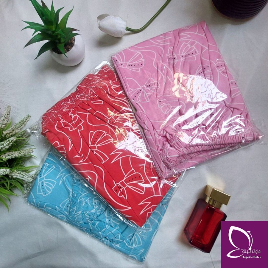 برمودا مشجر (الخامة فايبر) قطعتين - الصورة 4