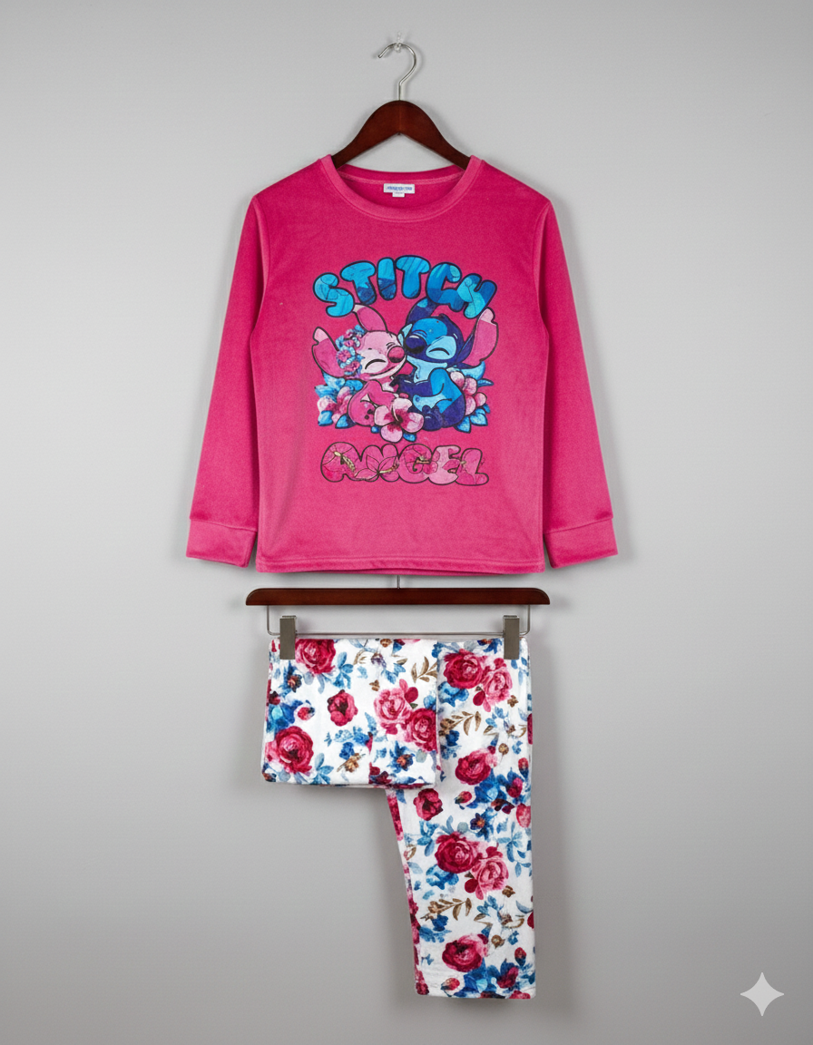 بيجامة قطيفة مطبوعة براند (MG) - الصورة 5